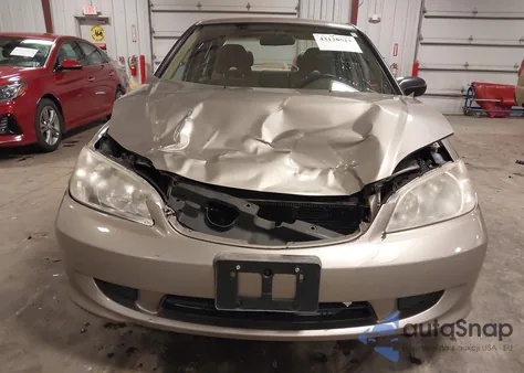 2005 Honda Civic Lx из США, поврежденный, VIN 1HGES16545L013916